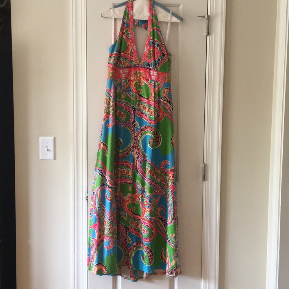 Lilly halter maxi dress